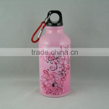 400ml double wall stainless steal watter bottle with custom pattern