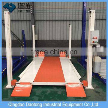 Hydraulic 4 post portable car parking system