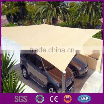 Cheap colourful Home Garden Outdoor Sun Shade sail carport with Sun UV protection