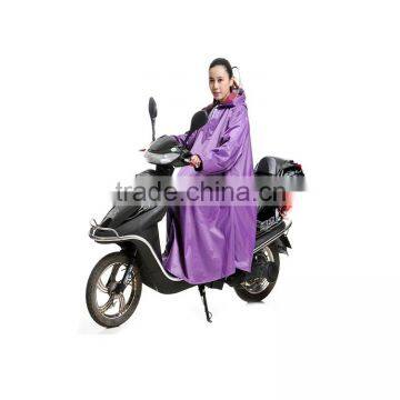 2013 New style ladies long purple rain poncho with hood