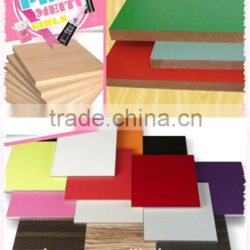 Melamine MDF Board Laminated For Furniture/Office Desk High Quality Melamine MDF Board