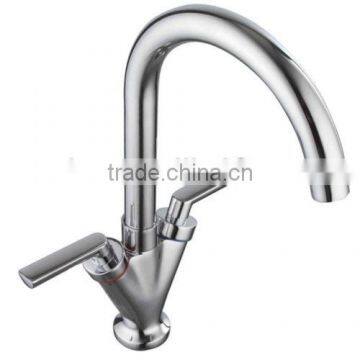 Brushed Brass Mono Swivel Spout Kitchen Faucet Kitchen Sink Mixer Tap