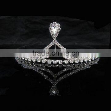 Best Selling Wholesale Wedding Hair Jewelry Crystal Crown Headband For Sale photo-4