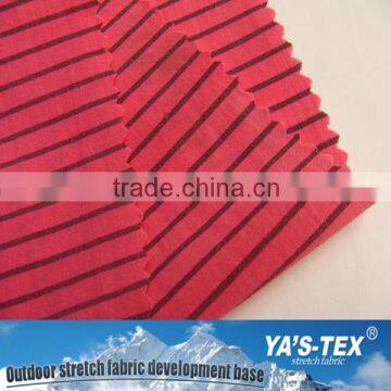 Polyester Spandex Stretch Yarn Dyed Stripe Pattern Fabric