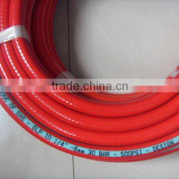 ID 6mm x 50m Striped PVC Gas Hose for South America