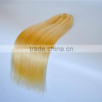 Dark Ash Blonded Virgin Asian Remy Hair Golden Blonde Remy Hair Weft Supplier's Choice photo-3