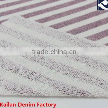 KI-523-31 100 cotton stripe knitting denim fabric