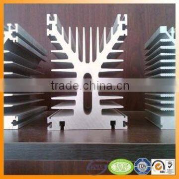 6063 T5 European standard Aluminum profile radiator manufacutrer