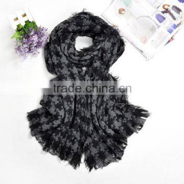 New Arrvial Wool Houndstooth Winter Women Shawls photo-5