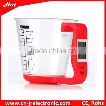 1kg/1g white cup separate design Kitchen Measuring Cup Scale