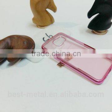 Electroplating Bumper Soft Clear TPU Back Cover Ultra Thin Cell Phone Cases for Samsung S3 S4 S5 S6