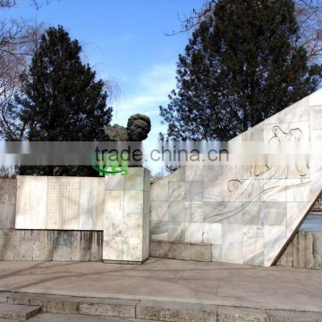 Bronze famous person bust garden statue