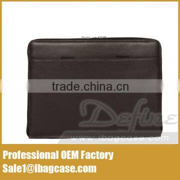 China Direct Supplier Zipper Leather Portfolio Bag Best Selling Quality Choice photo-4