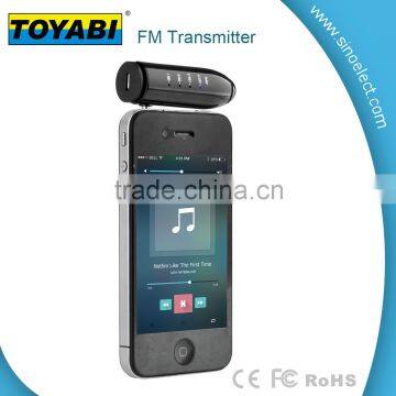 Universal Wireless FM Transmitter with USB Car Charger for Smartphone, MP3 MP4 and Any..