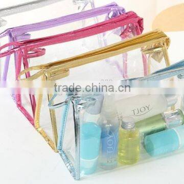 20cm x 13cm x 6cm PVC transparent cosmetic bag