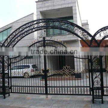 Wrought Iron Exterior Door,double Gate,security Gate, photo-4