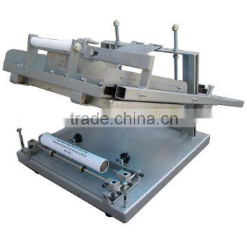 Manual cylindrical/round/curved screen printing machine for pen/cup/mug/bottle