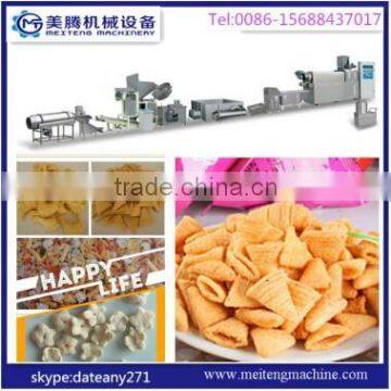 Stainless Steel Fried Wheat Flour Bugles Production Line