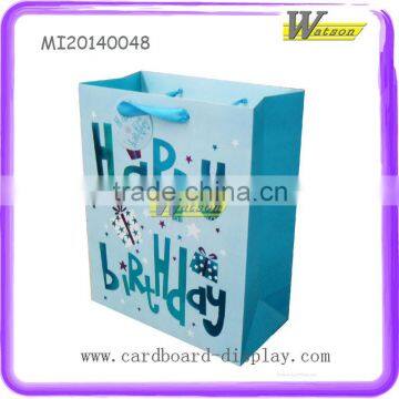 Custom Made Fancy Birthday Paper Bag ,Gift Bag Made In China