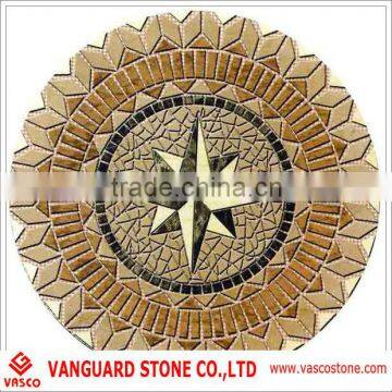 Marble Mosaic Mural, Antique Medallions