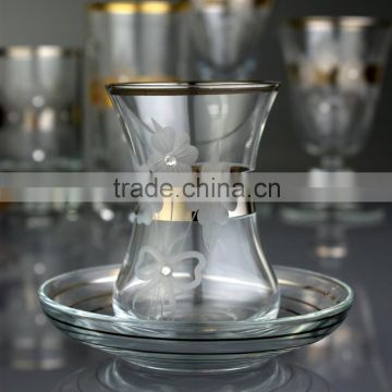 12 Pcs Glass Tea Set