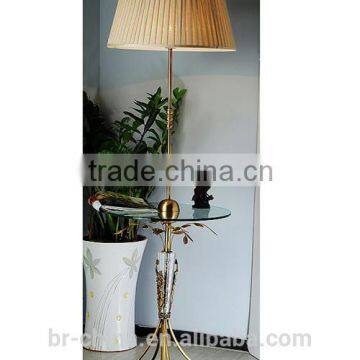 CE/UL/SAA glass brass floor lamp FL21268