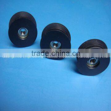 Manufacture Custom Made Low MOQ Nylon Pa66 Wheels Plastic Pulley Wheels photo-2