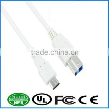USB3.1 Type C Cable to MicroB Cable Superspeed Portable Hard Disk Drive Extension Adapter Calbe Highspeed Datawire