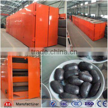 High efficiency coke briquette mesh belt dryer making machine