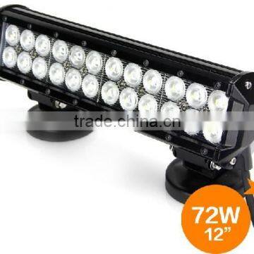 12" 72W LED Offroad Jeep Polaris 4x4 Truck Work Light Bar