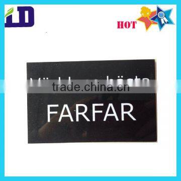 Black PVC printing fridge magnet