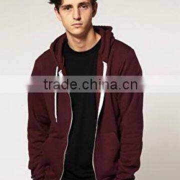 Custom Zip Hoodie 100% Cotton Plain Hoodie Custom Made Factory photo-2