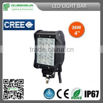 Hot Sell popular 36w LED cree Light Bar for Offroad Vehicle,Heavty Duty,Agriculture,Mining and Marine QRLB36-C