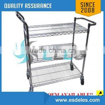 STAINLESS STEEL esd smt reel storage cart