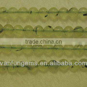 Wholesale 2-20 mm polish Natural ABgrade prehnite round beads for jewelry