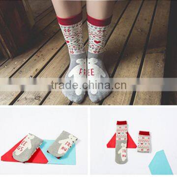 japanese style organic cotton high terry heavy cushioned christmas straight terry socks, thick socks, winter socks                        
                                                Quality Choice