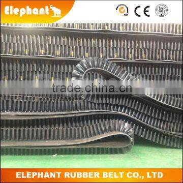 Corrugated Sidewall Conveyor Belt/Long Operating Life used for Pit Run Stone Transport