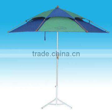 220CM*8K double-deck fishing umbrella with tilt