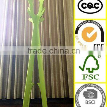 folding KD stand hanger wooden clothes rack