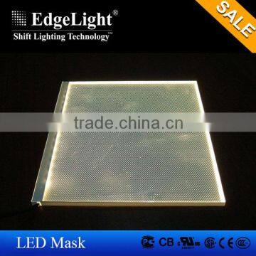 Edgelight ultra-thin led recessed panel light, custom made led grilled panel light, led light guide panel with high quality