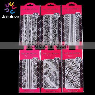 3D lace nail sticker \nail art kits decals