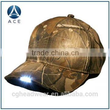 hot sale camo led baseball cap