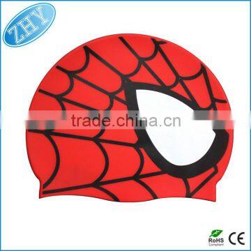 Customized Logo Available Silicone Swim Cap For Kids