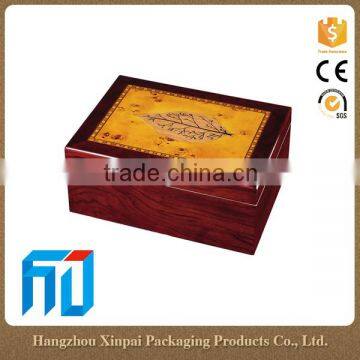 Customizable Luxury Portable Wooden Cigar Box Humidor