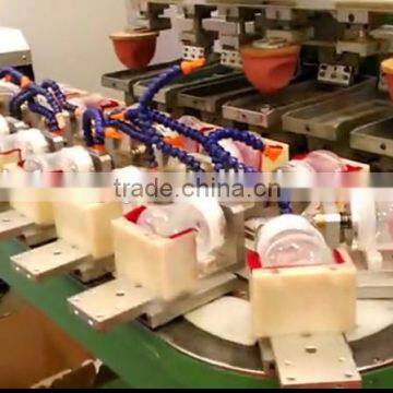 6 Color Pad Printing Machine Parts With Flame System Pad Printer on Plastic Tampo Printing With Conveyor LC-SPM6-150/20 photo-4