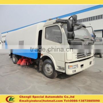 Best selling new small dongfeng dust suction truck