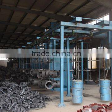 Alloy Wheels Overhead Chain Type Shot Blasting Machine