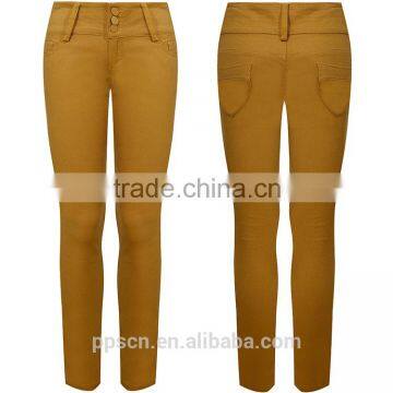 China Manufacture Selling Fashion Design OEM Women's Pants For Wholesale Price Cheap Woven Pans