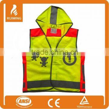 kIds safety vest with hood