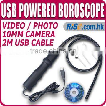 10mm USB Video waterproof scope Inspection Camera Endoscope Borescope